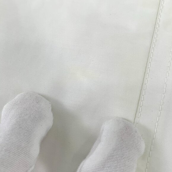 Louis Vuitton Womens White Hooded Jacket W/ Monogram Print Details - Picture 8 of 8